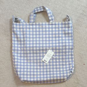 Baggu Duck Bag - Blue Pixel Gingham